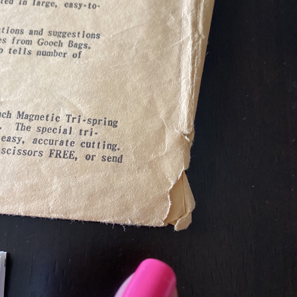 Vintage Gooch Feed Sewing Kit Envelope & Tape Measure! - Picture 2 of 3